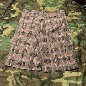 Phat farm‎ all over logo print Bermuda shorts y2k